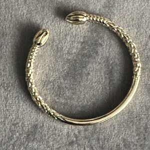 Caribbean Baby Bangle NWT Silver Tone West Indian Christening Gift Baby Toddler